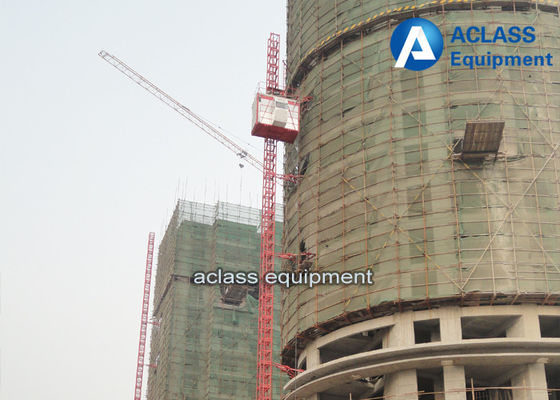 China Safety 1500kg Rack / Pinion Type Construction Material Hoist Approved ISO supplier