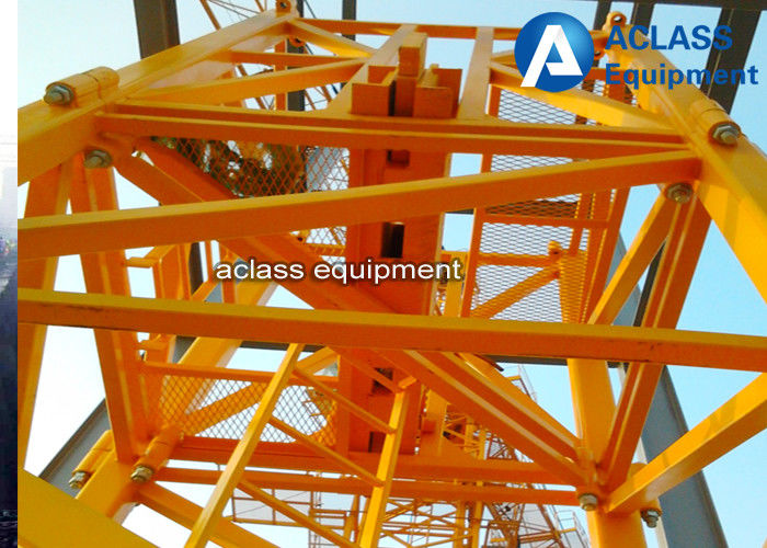 Construction Site Inner Climbing Tower Crane Lifting Capacity 6 Tons