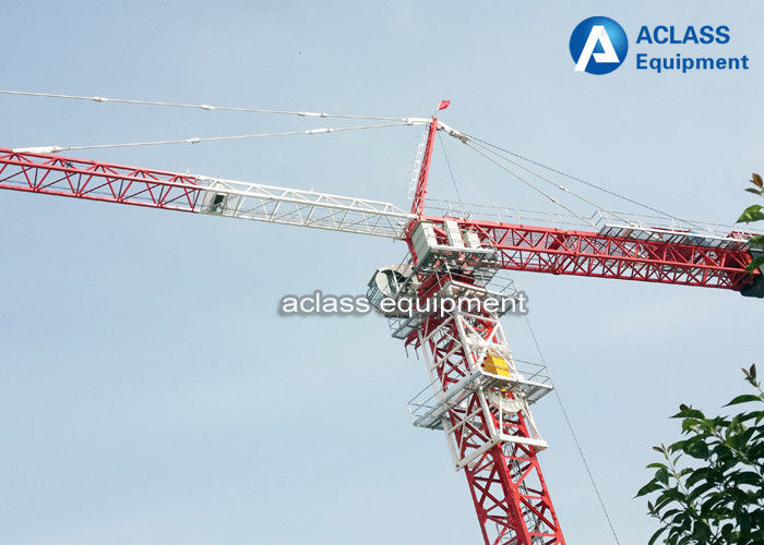 Horizontal Jib Frame External Climbing Tower Crane 70 m Construction