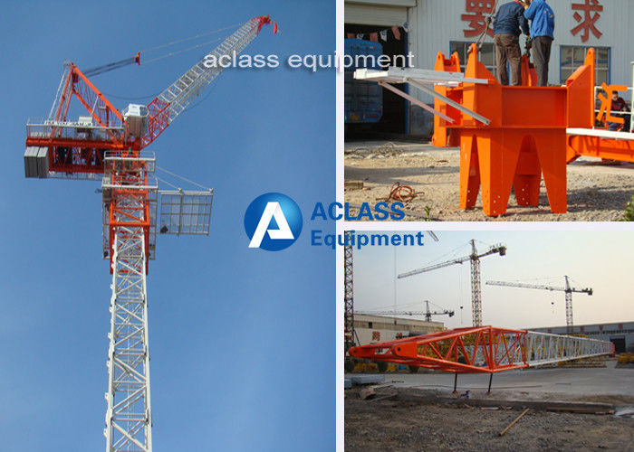 Construction Site Luffing Jib Tower Crane with 55m Boom / Split Mast