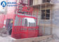 Single Cage Construction Hoist Elevator , 2 Ton Construction Material Lifting Hoist supplier