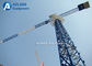 5 Ton Climbing Flattop Tower Crane QTP50 5010 Hydraulic Cylinder Lifting Hook supplier