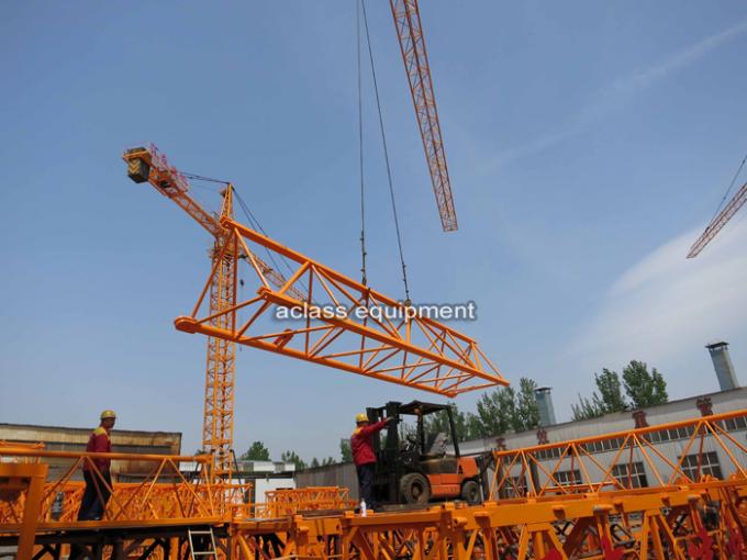 Professional External Climbing 4 Ton 47m Luffing Jib Tower Crane with