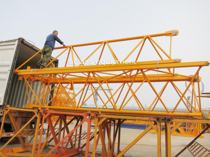 Air Condition 6t 50m Saddle Jib Tower Crane / Hammer Head Tower Crane