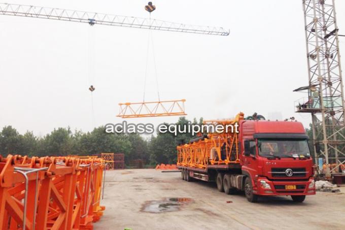 Self - Elevating Internal Climbing Tower Crane Boom Length 50m 6 ton
