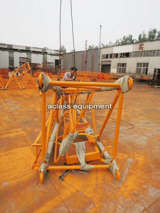 Self - Elevating Internal Climbing Tower Crane Boom Length 50m 6 ton
