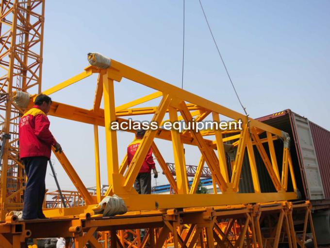 16ton Movable Tower Crane 70m Jib 3ton Tip Load Heavy Lifting Equipment