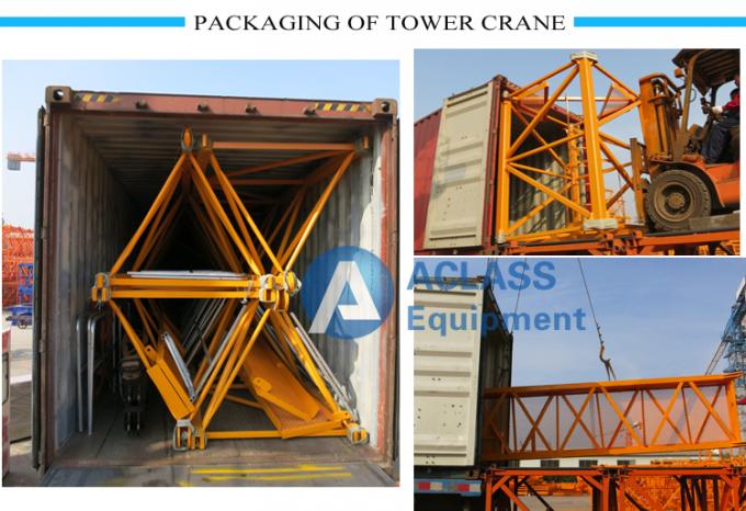 Fast Erecting Internal Climbing Building Tower Crane For Lifting Heavy Equipment