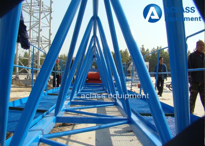 5 Ton Climbing Flattop Tower Crane QTP50 5010 Hydraulic Cylinder Lifting Hook