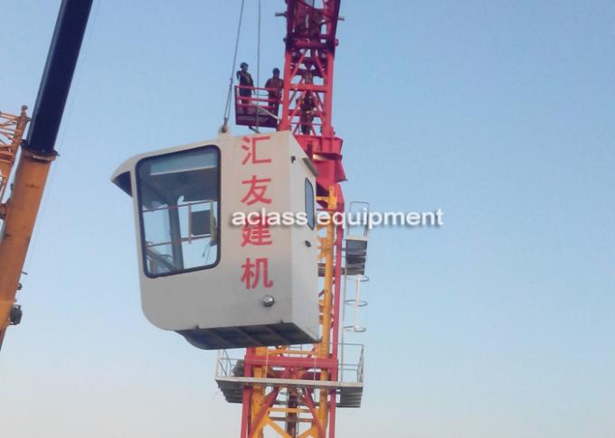 PT7532 Frequency Tower Crane 18 Ton Lifting Capacity Construction Hoist Crane