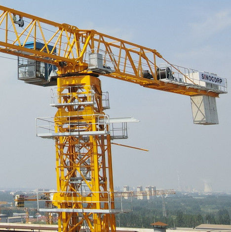 QTP6015-8 Flat Top Tower Crane:Efficiency and Safety