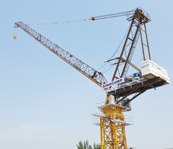 Travelling Luffing Tower Crane 8 Ton topless