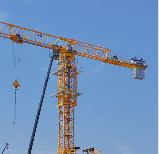2 Ton 4t 6t Flat Top Tower Crane For Sale 65m