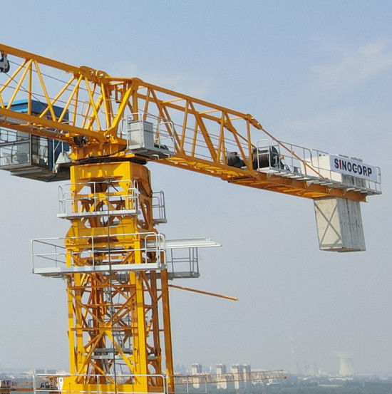 Telescopic Flat Top Tower Crane For Limited Space 6t