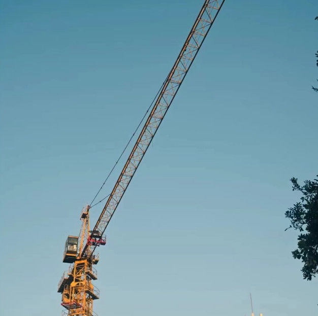 10 Ton 60m Self Erecting Hammer Head Tower Crane