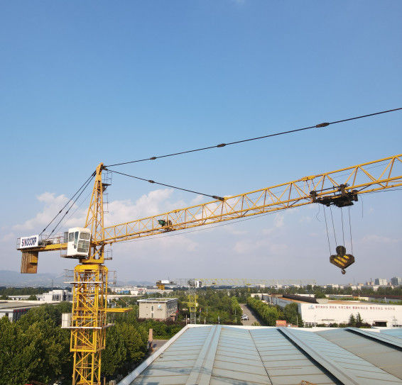 Self Climbing QTZ6010-6 Tower Crane 6 Ton with attach