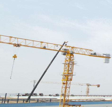 7525-10 Factory 20 Ton Tower Crane EXW Price Cabin / Remote Control Mode
