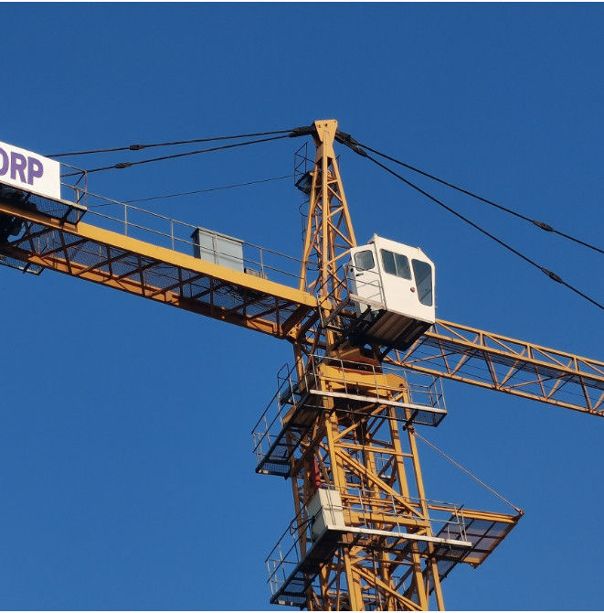 7525-10 Factory 20 Ton Tower Crane EXW Price Cabin / Remote Control Mode