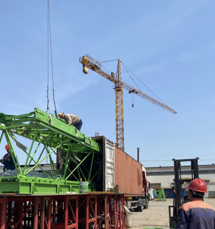 7525-10 Factory 20 Ton Tower Crane EXW Price Cabin / Remote Control Mode
