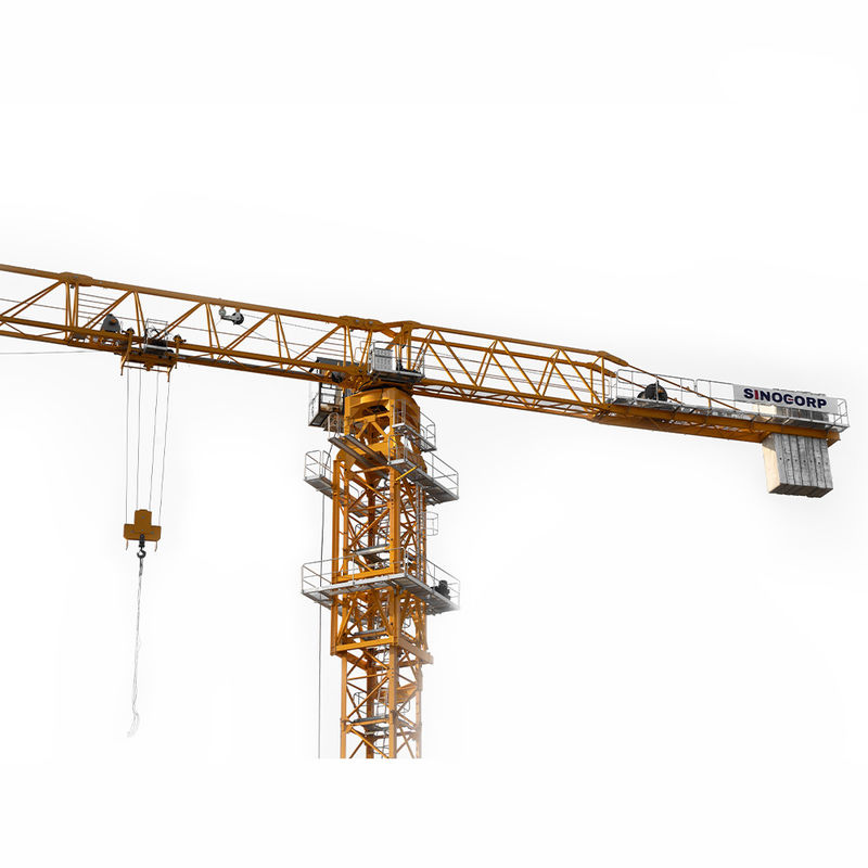 8 Ton Low Consumption Tower Crane 60m Boom Chassis Type