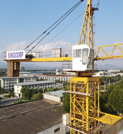 Sinocorp TZ5610-6 Hatkit 56 Meters Boom 60M Height Commercial Hammerhead Tower Crane with CE