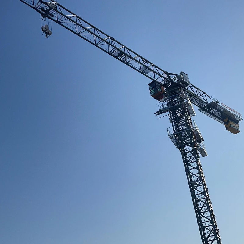 180M Height 6 Tons Full Inverter Control Custom Colors 6 Tons Mini Construction Tower Crane