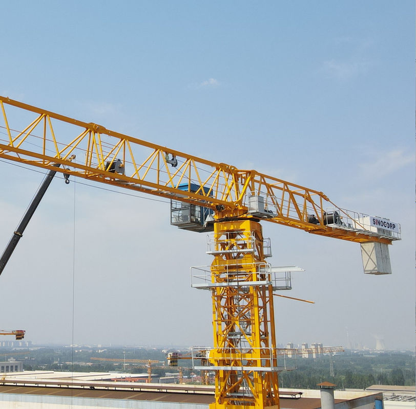 180M Height 6 Tons Full Inverter Control Custom Colors 6 Tons Mini Construction Tower Crane