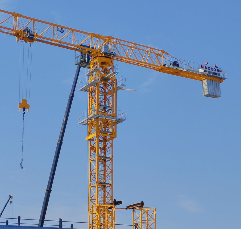 200M Height 16 Tons Hatkit Slewing Type Self Erecting Topless Tower Crane
