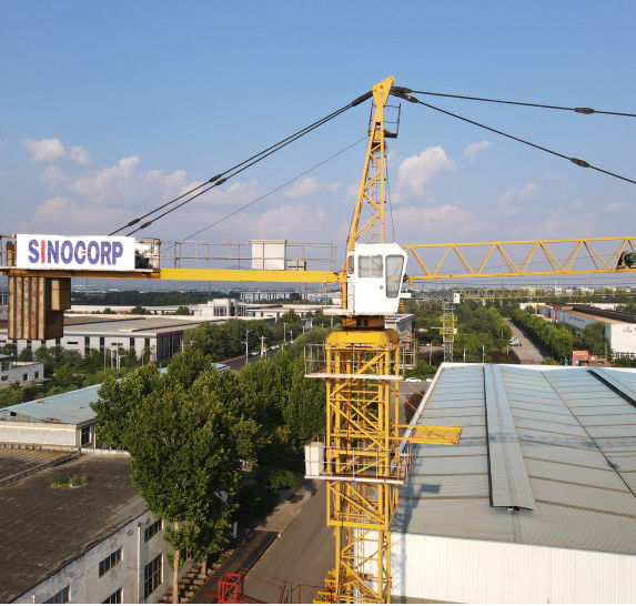 High Safety Construction Machinery 8 Tons Hatkit Tower Crane With Chassis Or Embedded Legs Option