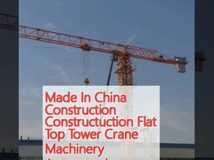 Made In China Construction Constructuction Flat Top Tower Crane Machinery Automated