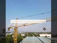 16T Hammer Head Tower Crane 90m/min QTZ7040-16