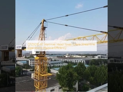 QTZ6010-6T Hammer Head Tower Crane Streamline Operations Improve Efficiency