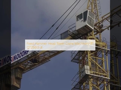 Fixed Hammer Head Tower Crane Machinery 8T QTZ6013-8